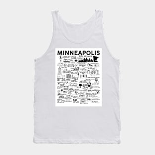 Minneapolis Map Tank Top